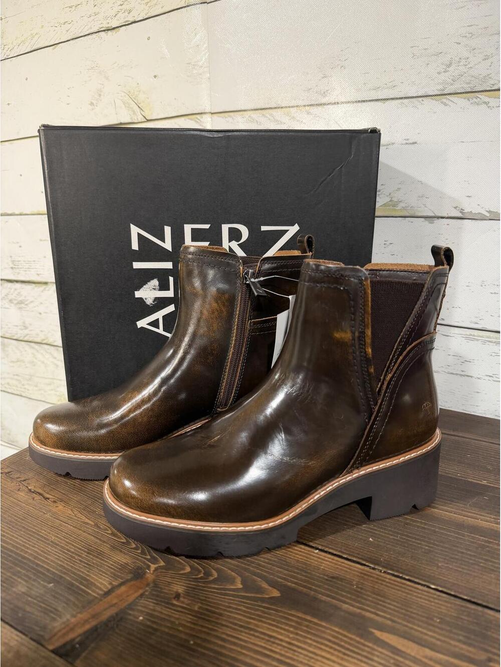 Naturalizer Darry Bootie Water Repellent Ankle Boot Women's 7W English Tea NIB